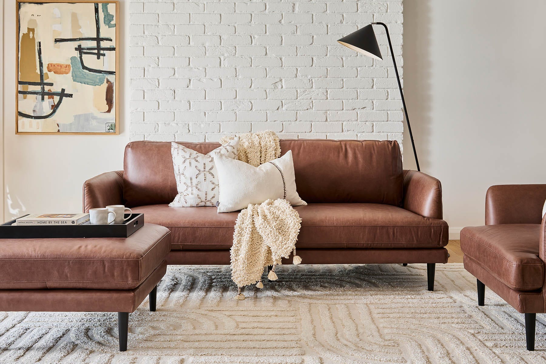 Lounge lovers leather sofa 2025
