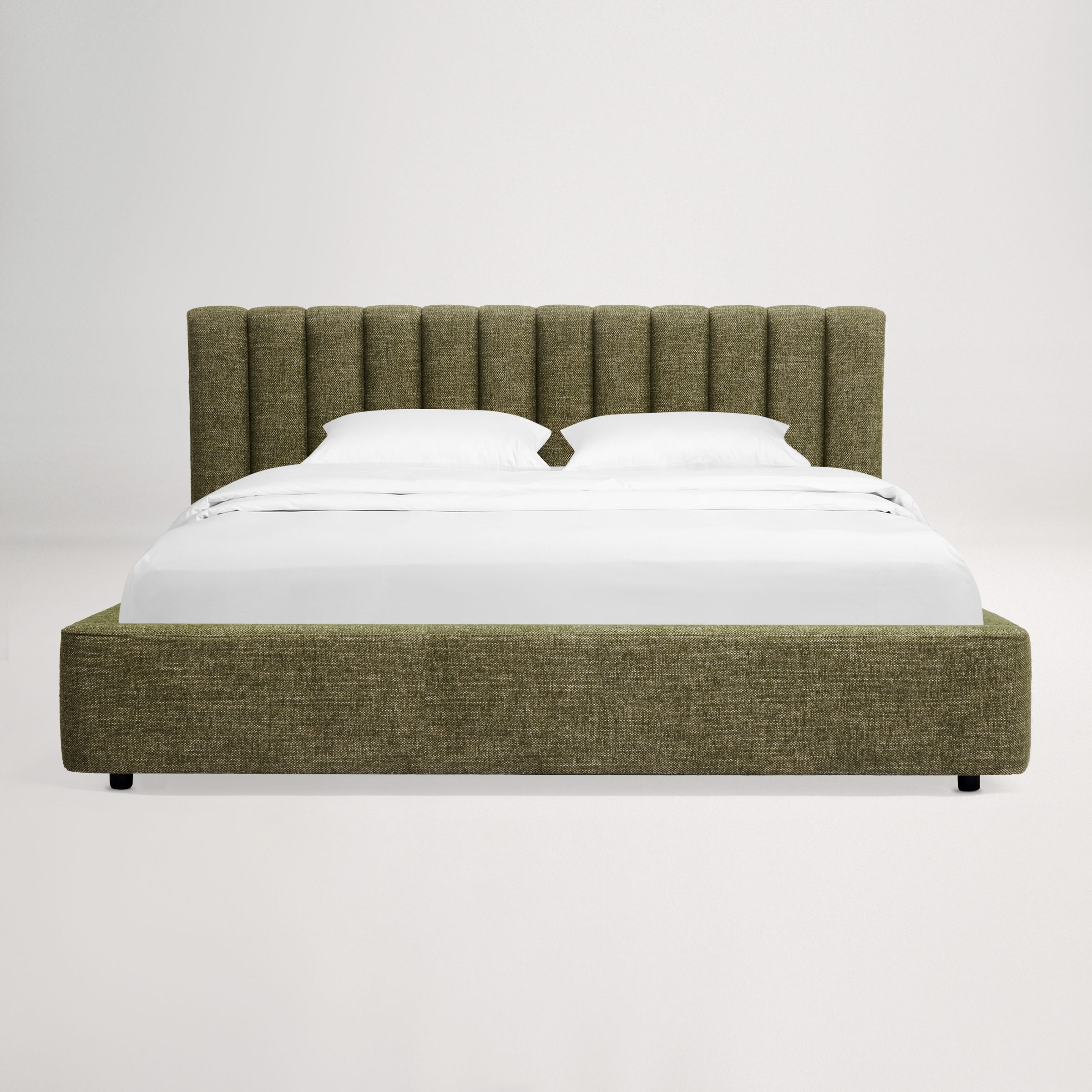 Arlo Storage King Bed with Tufted Headboard
