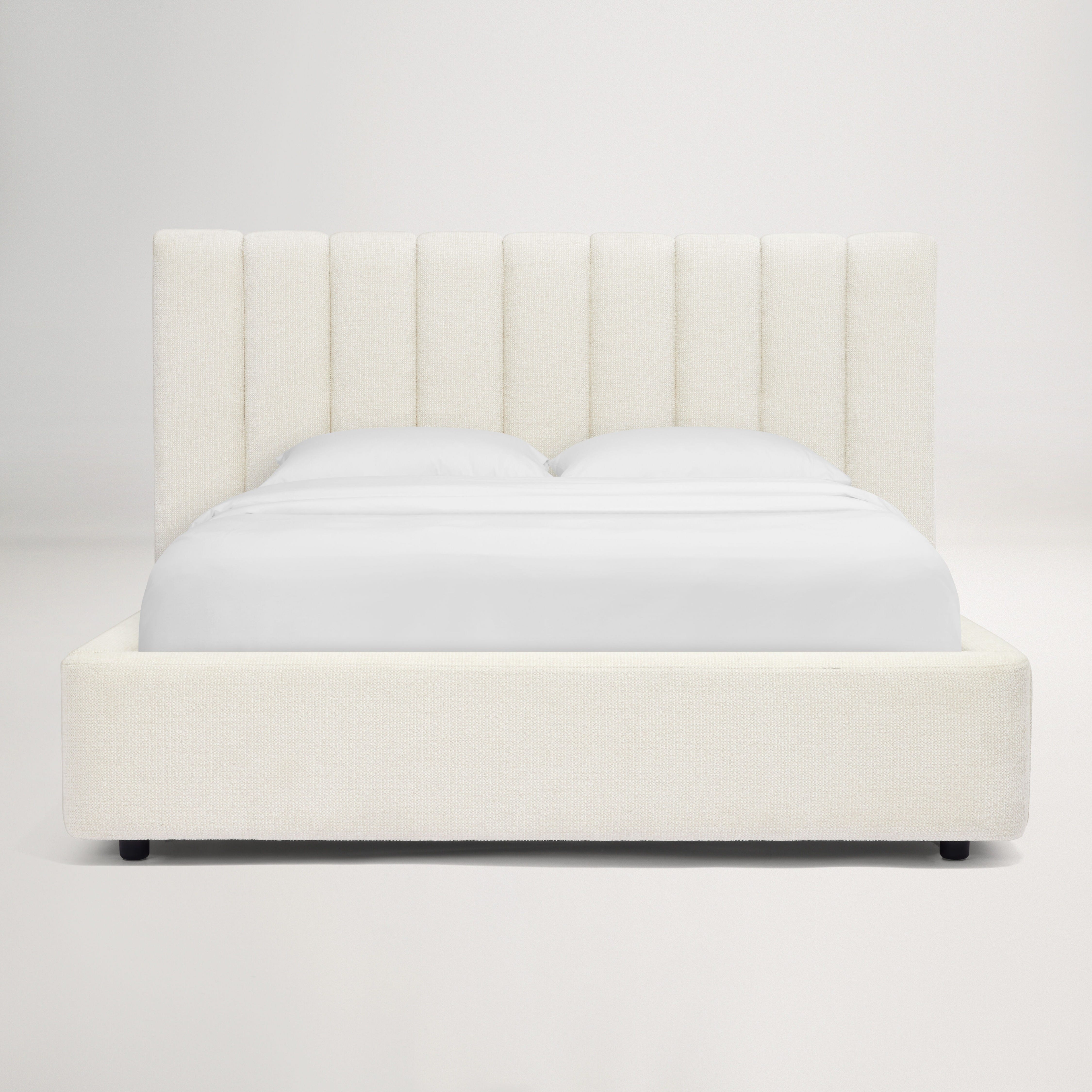 Arlo Storage Double Bed (Tufted Headboard)