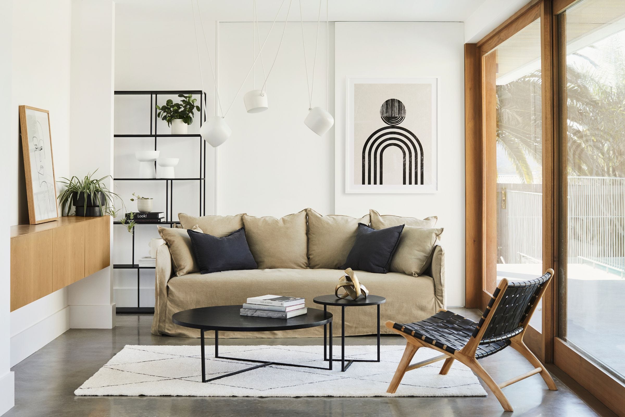 Bronte 3 Seat Sofa | White | Lounge Lovers