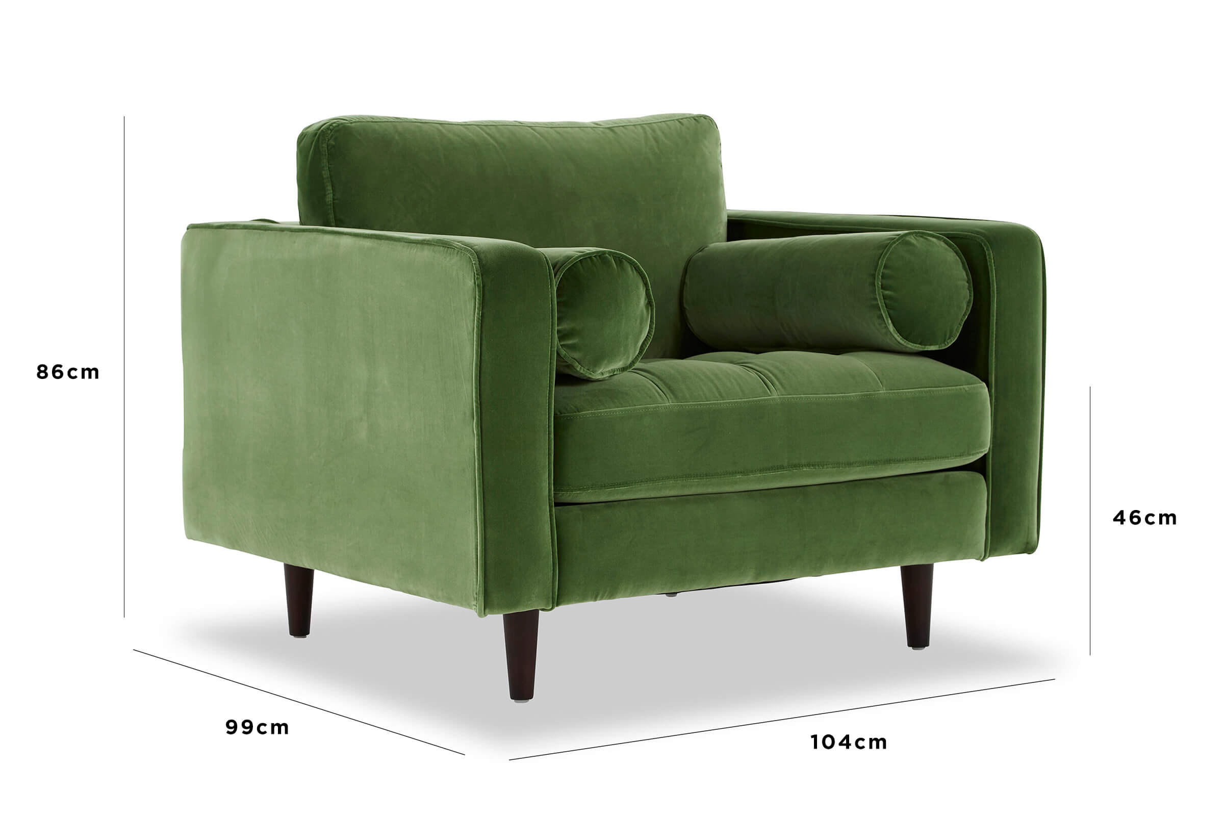 The green armchair sale