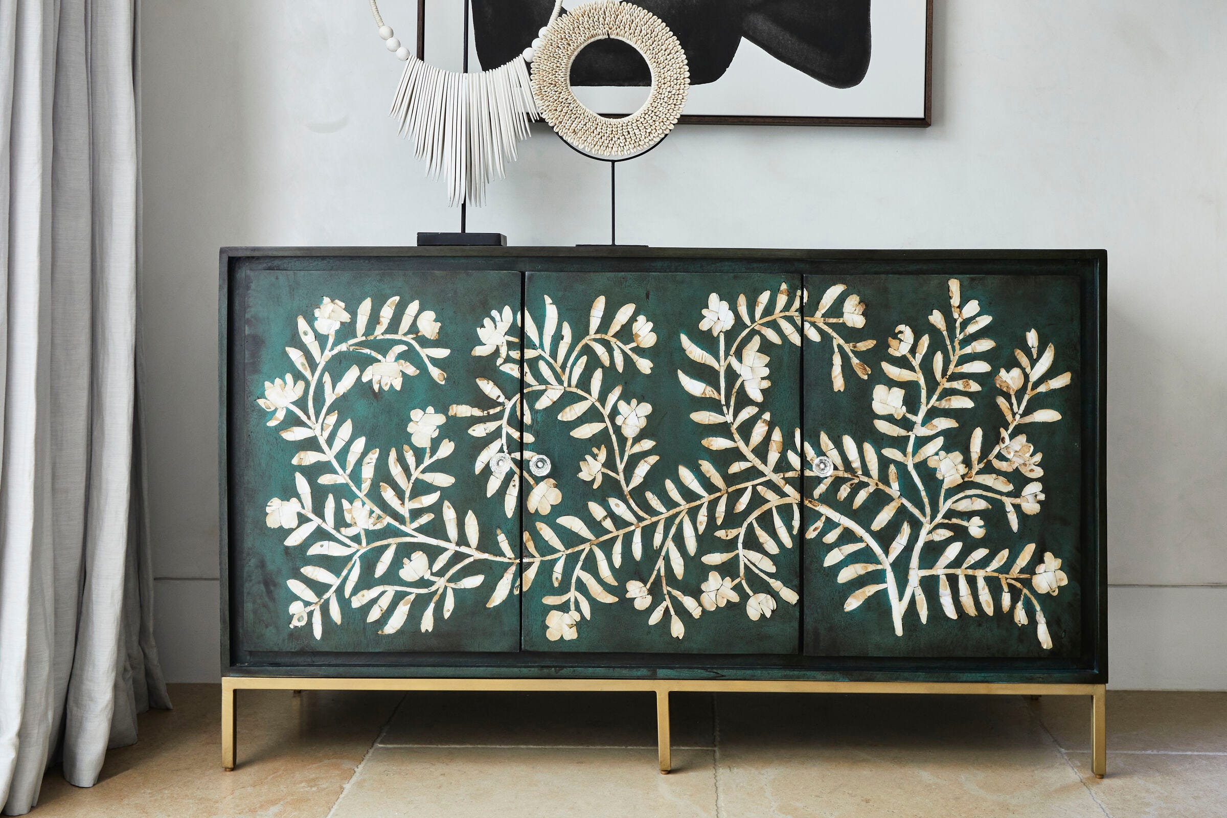 Mother of shop pearl sideboard
