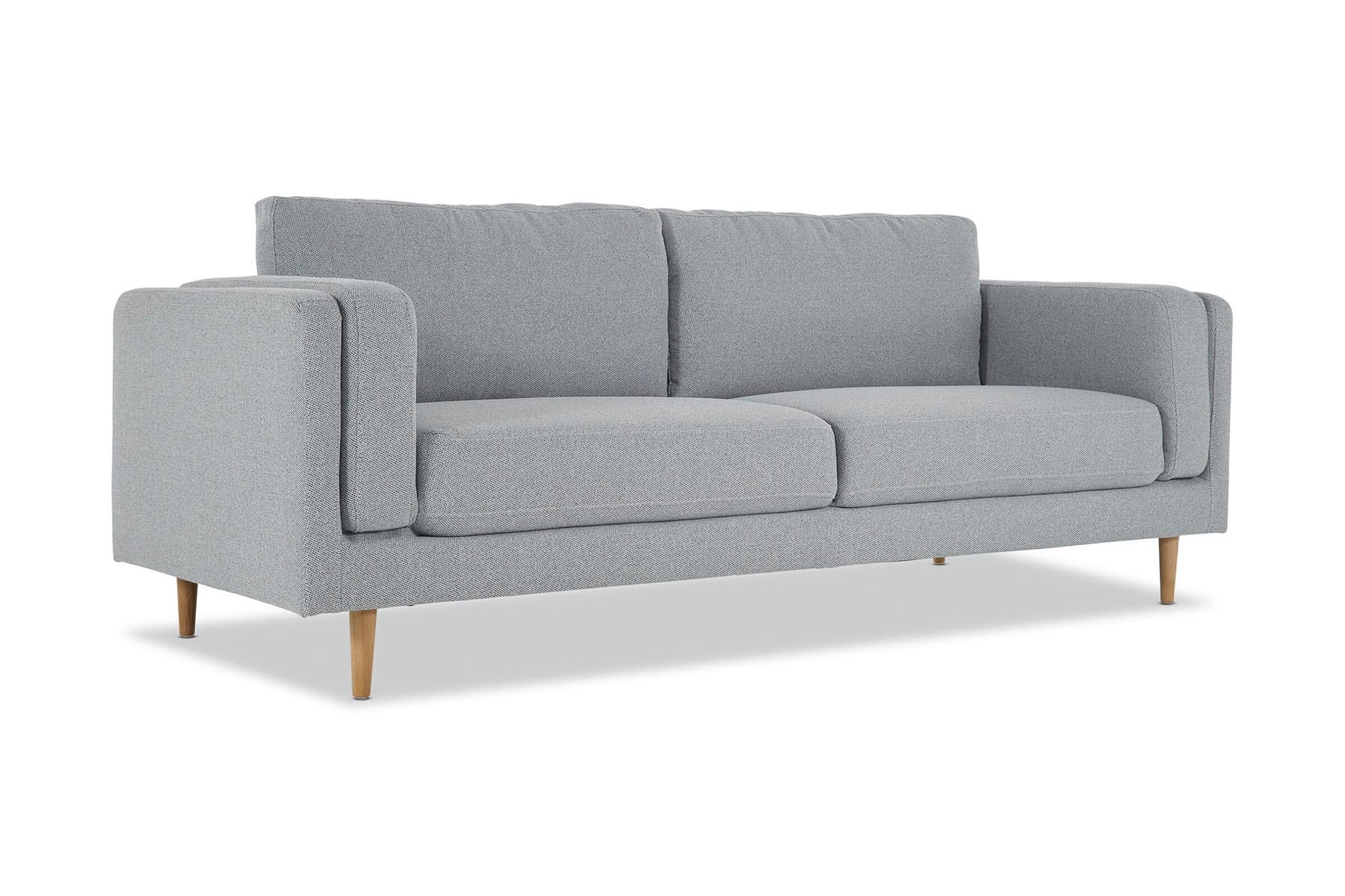 Lisa 3 Seat Sofa Jazz Grey Lounge Lovers
