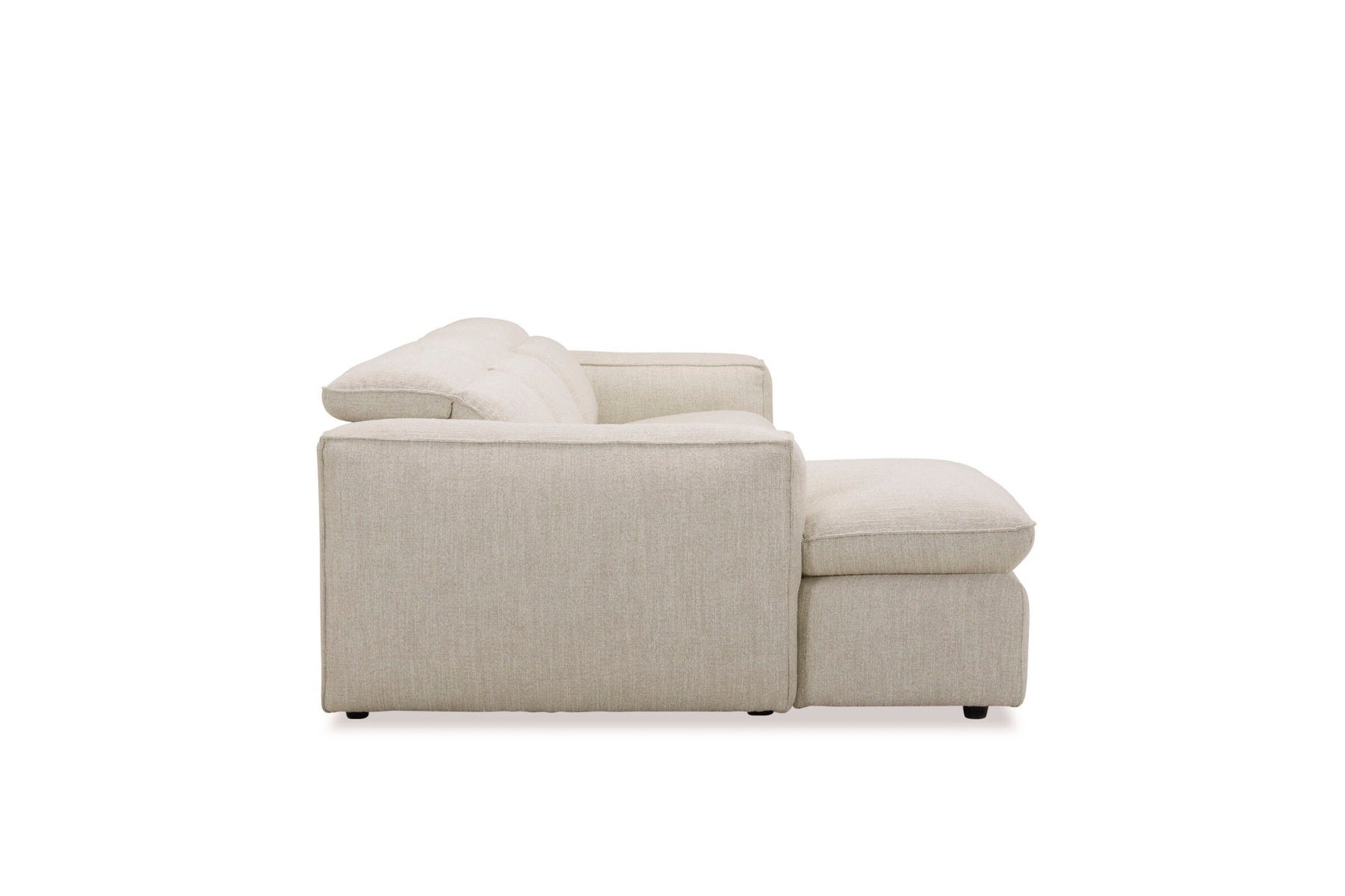 Abode Fabric Recliner Left Chaise | Stylish Comfort