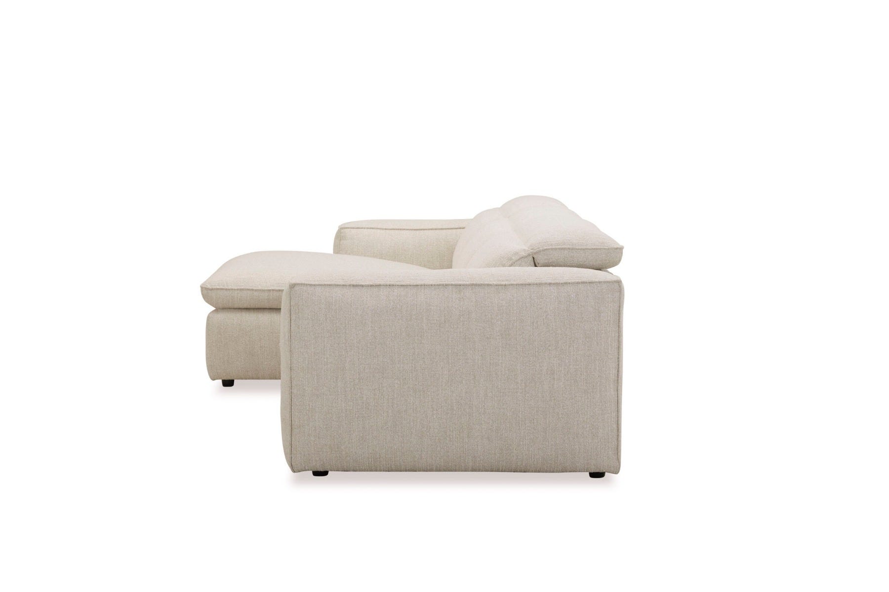Abode Fabric Recliner Left Chaise | Stylish Comfort