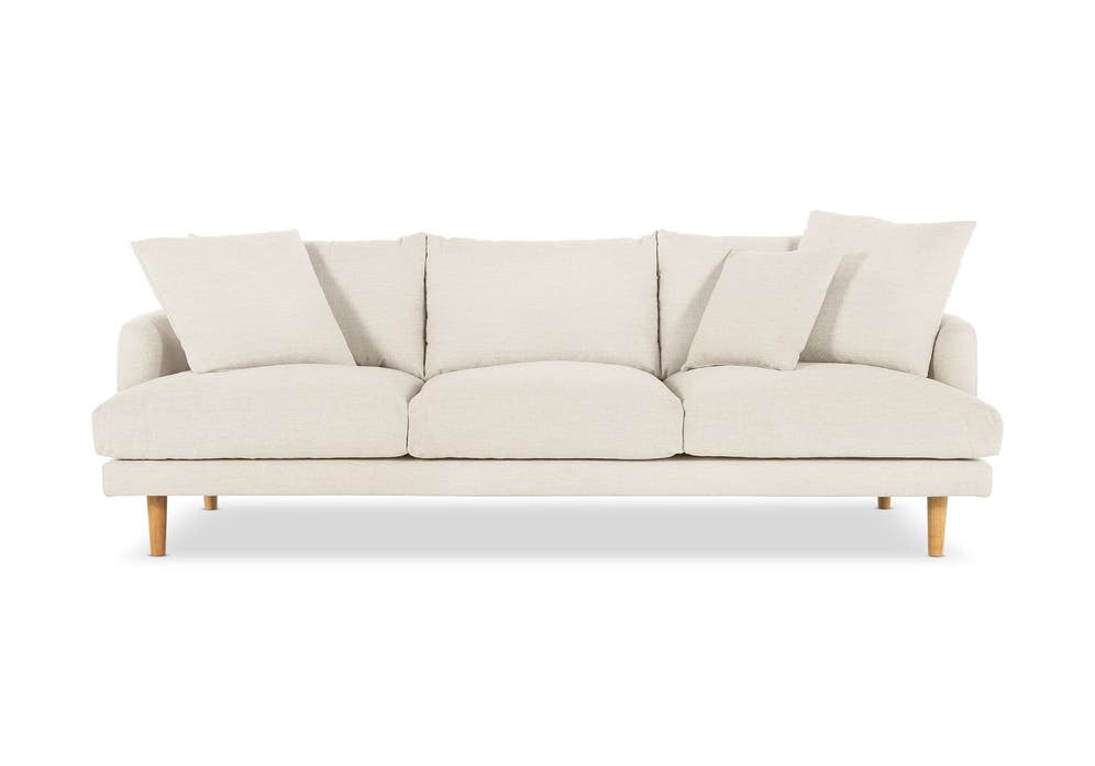 Hampton 4 Seat Sofa | Austin Ivory | Lounge Lovers