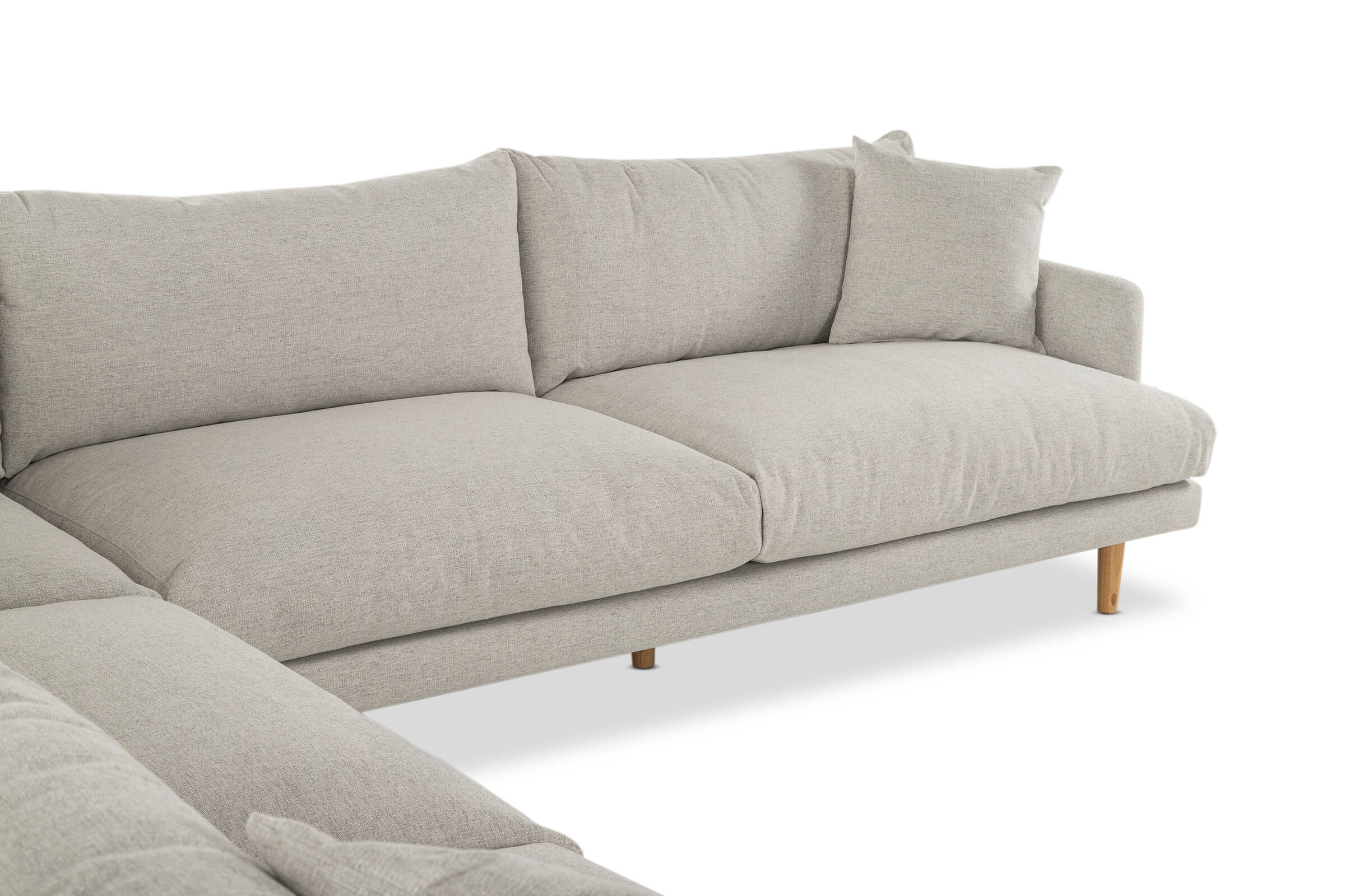 Hampton Corner Sofa Havana Light Grey Lounge Lovers