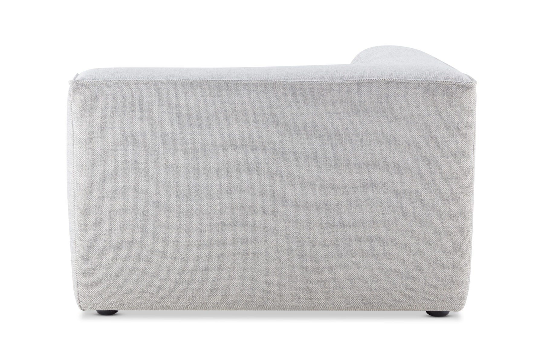 Leon Corner Modular Piece Grey Lounge Lovers