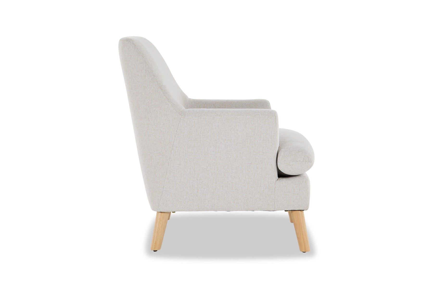 Linda Accent Chair Beach Oatmeal Lounge Lovers