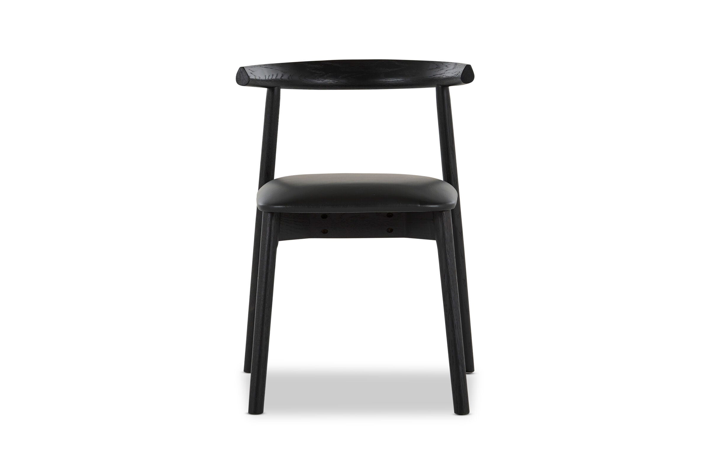 Ollie Dining Chair Fabric Upholstery Oak Frame