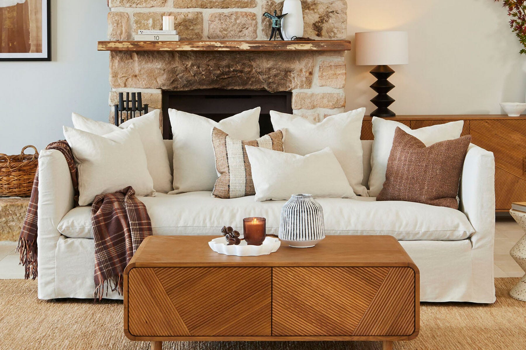 Lounge lovers linen sale sofa