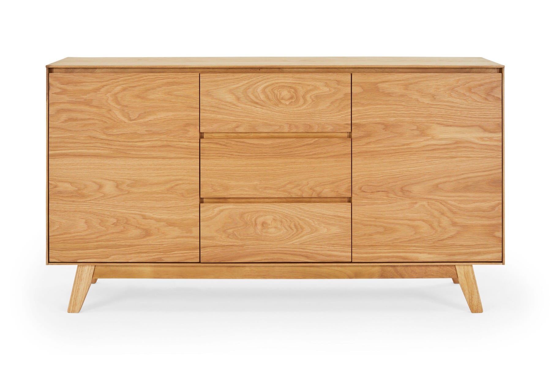 Otis Sideboard Scandi Design Oak Veneer Wood