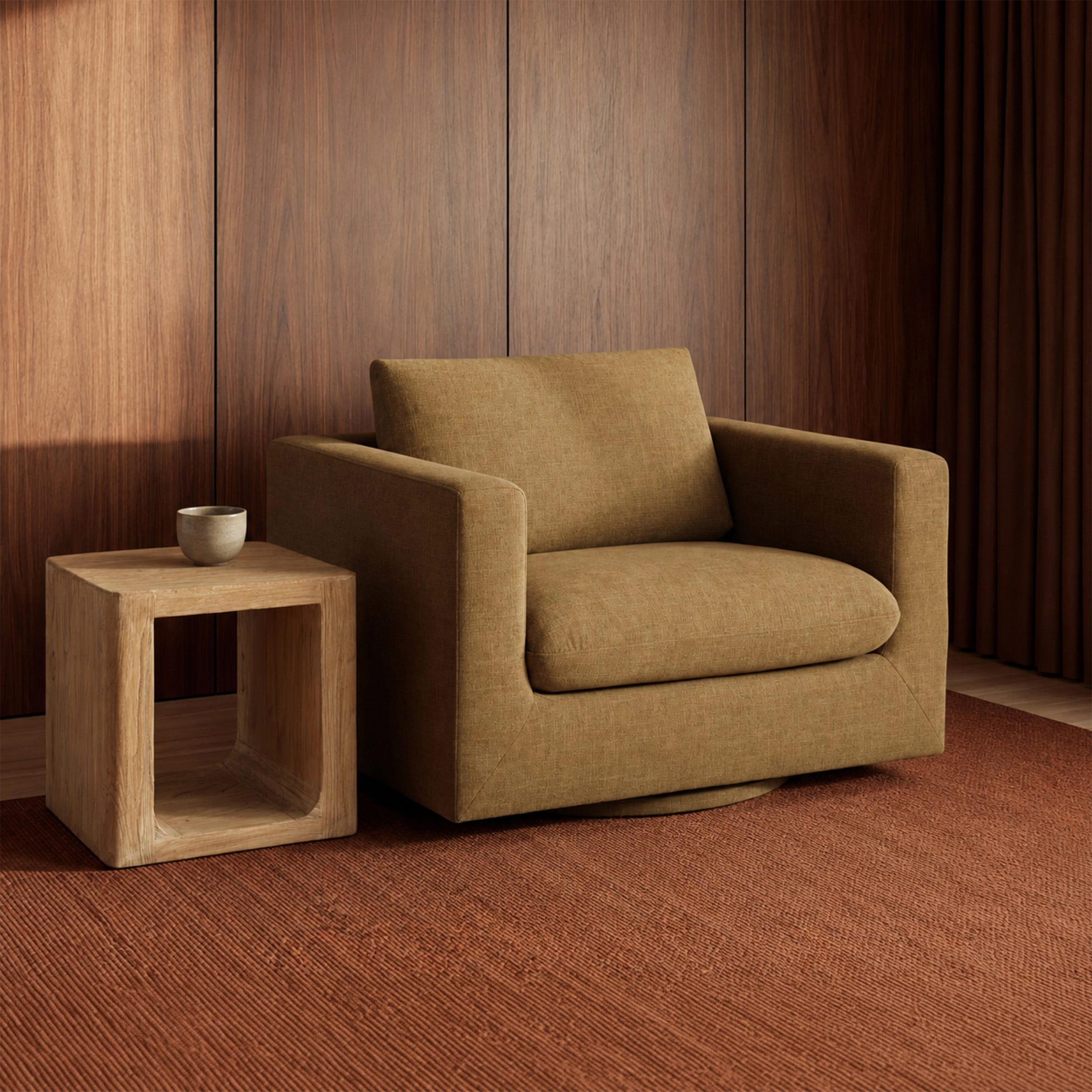 Hudson Mini Swivel Armchair