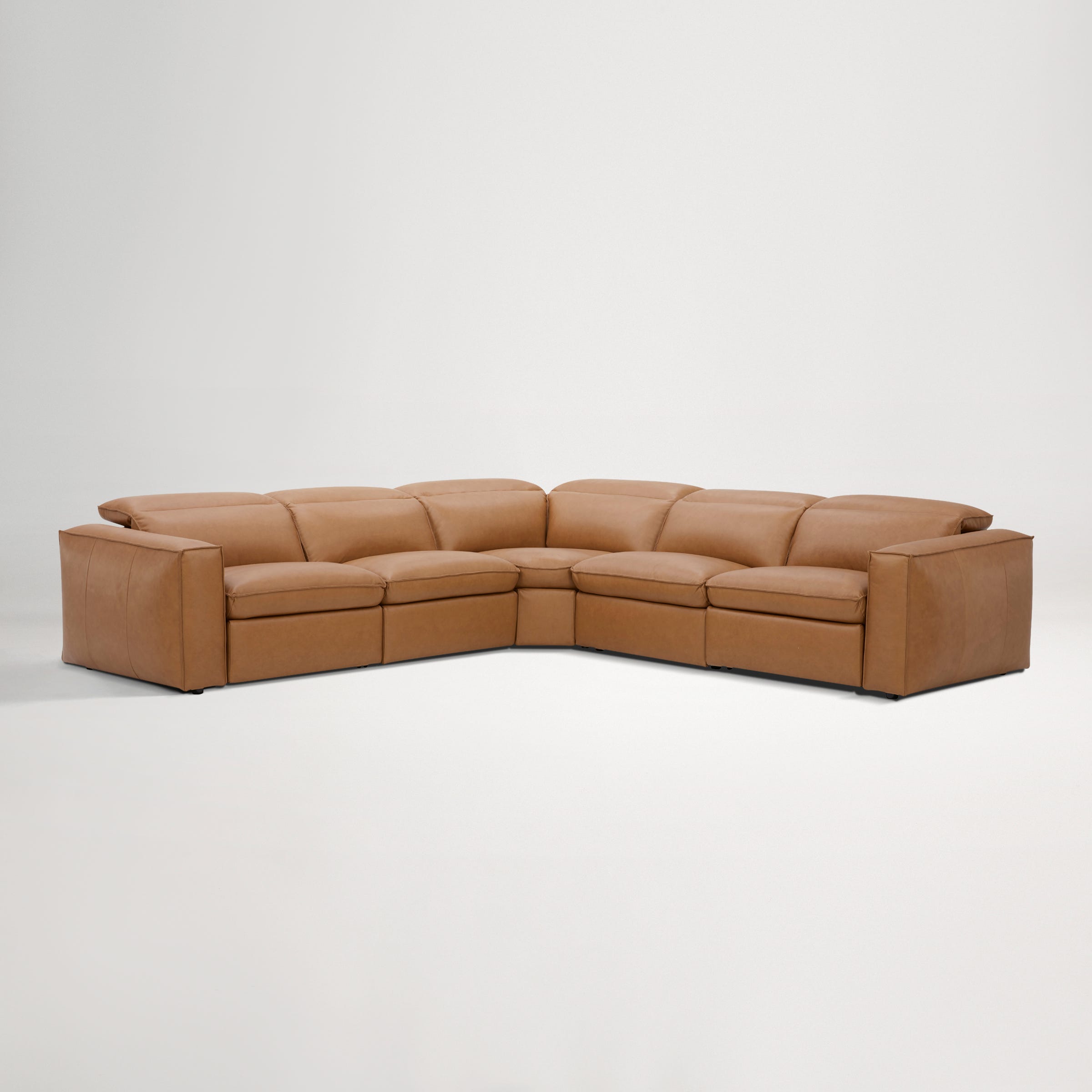 Abode Leather Corner Sofa