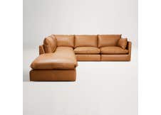 Loft Mini Leather Left Corner Sofa