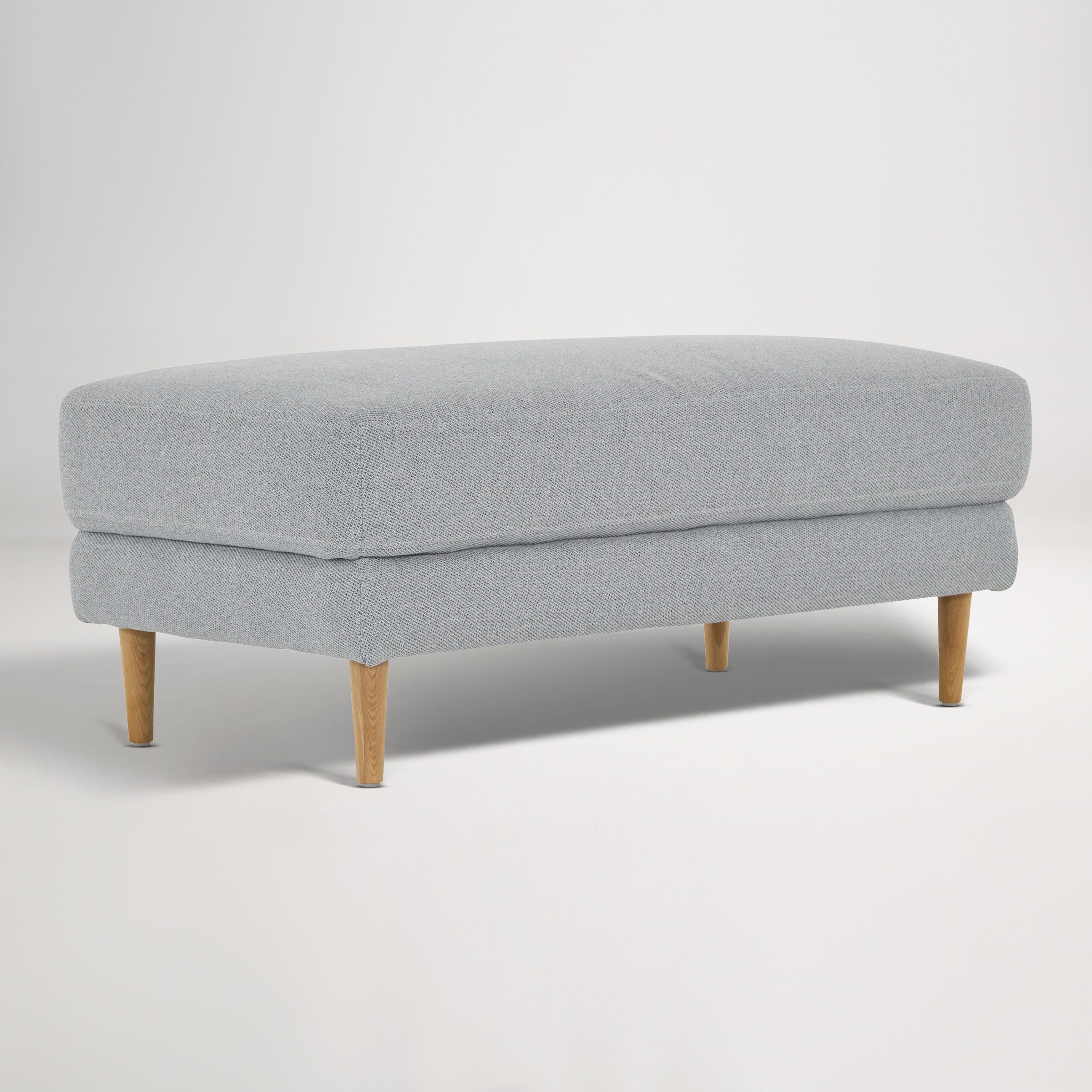 Lisa Ottoman | Jazz Grey | Lounge Lovers