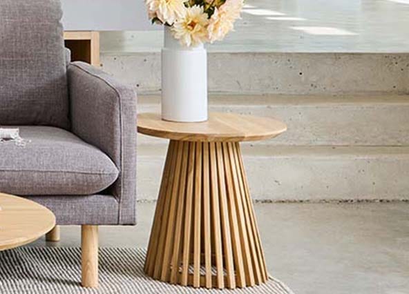 Atlas Side Table Oak Style Shoot