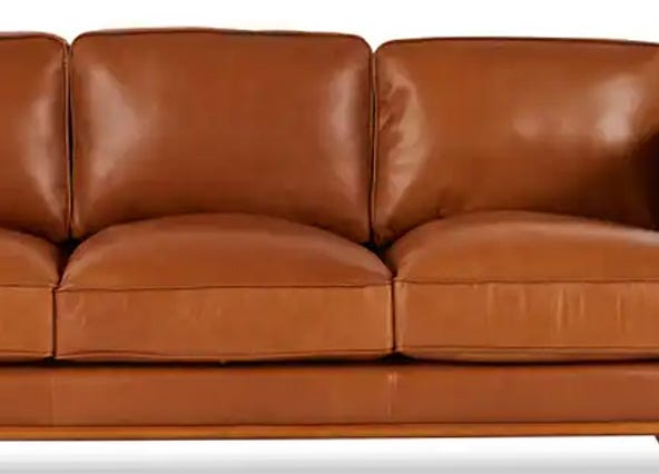 Baxter 3 Seat Sofa Ranch Tan Seating Up Close