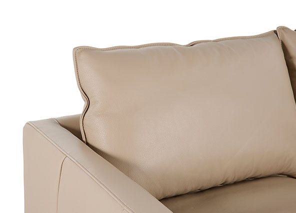 Cali 2 Seat Sofa Lucas Blush Back Cushions Up Close