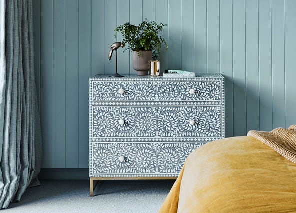 Cleo Dresser Light Grey Style Shoot