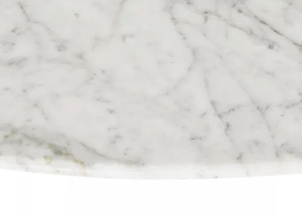 Clover Marble Dining Table Oval 160cm Top Up Close