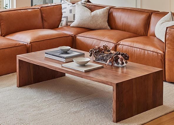 Dakota Coffee Table Walnut Style Shoot