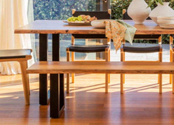 Dakota Dining Table Teak 240 Style Shoot
