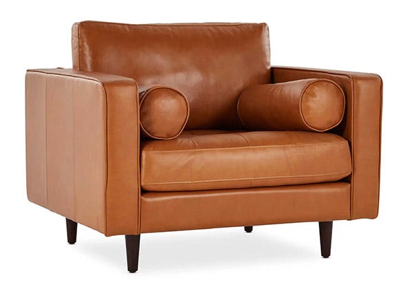 Draper Armchair Charme Cigar Angle