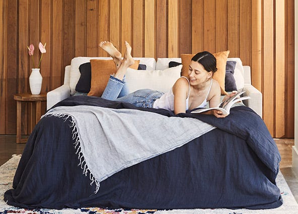 Cove 3 Seat Sofa Bed Style Shoot