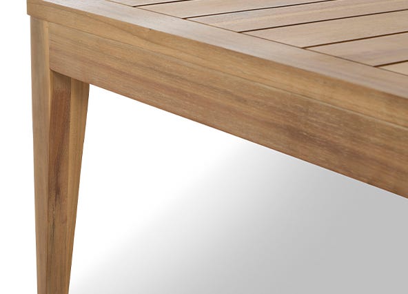 Laguna Outdoor Coffee Table Leg Up Close