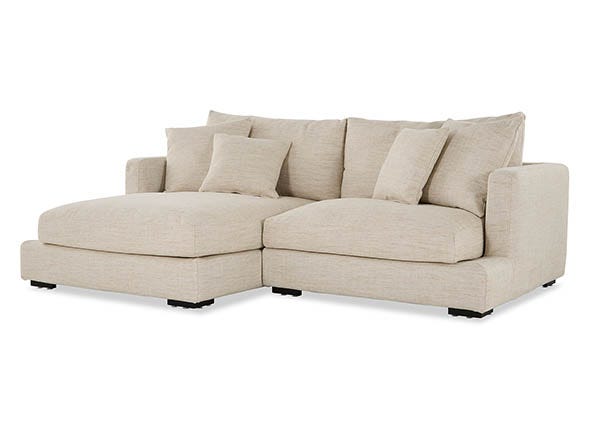Long Beach 2pc Left Chaise Sofa Sienna Natural Angle
