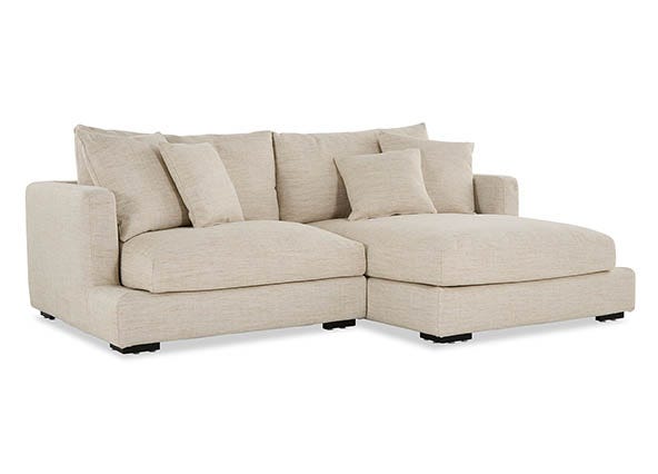 Long Beach 2pc Right Chaise Sofa Sienna Natural Angle