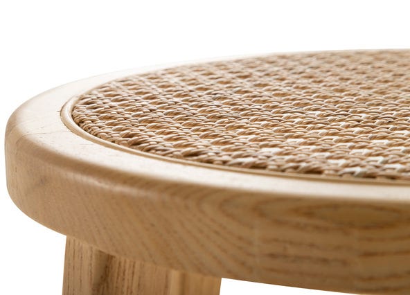 Avalon Bar Stool Natural Seating Up Close