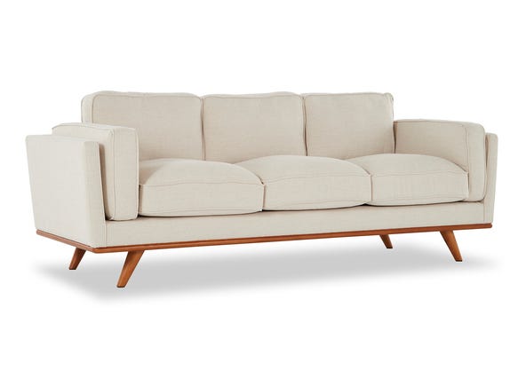 Baxter 3 Seat Sofa Havana Natural Angle