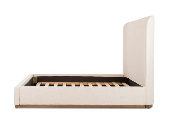 Beverly Queen Bed Porto Ivory Side
