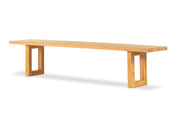 Bronte Bench Natural 220 Angle