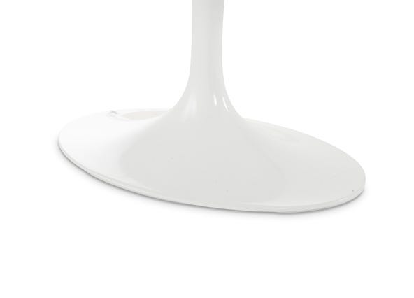 Guardsman Oval Marble Coffee Table Legs Up Close