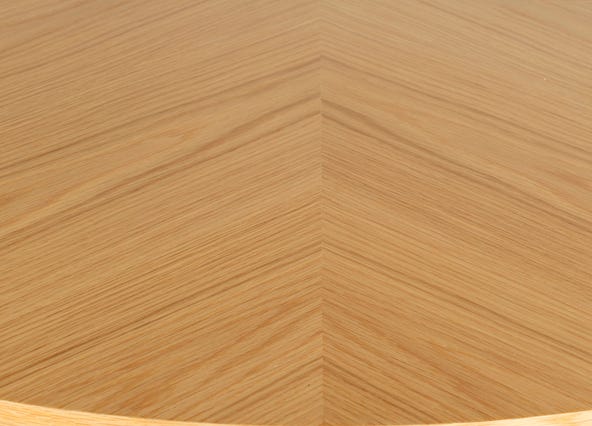 Conrad Extension Dining Table Oak Up Close