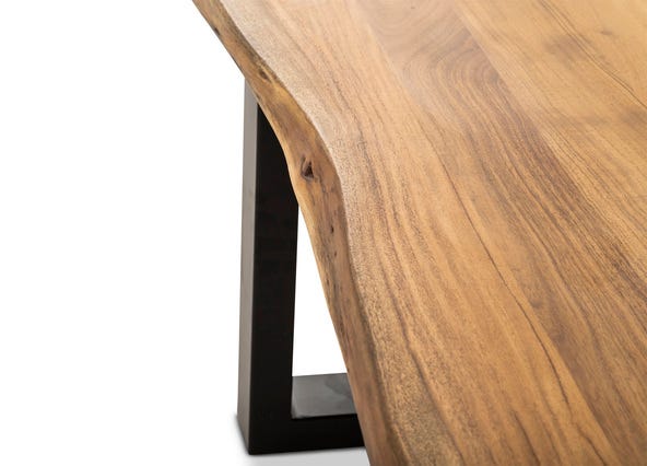 Dakota U Bench 200 Teak Seating Up Close