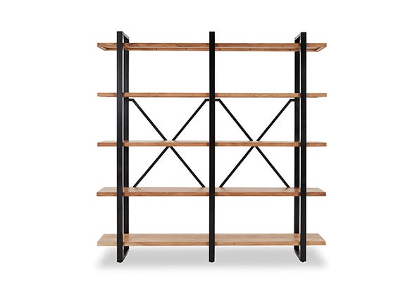 Dakota Bookshelf Teak Front