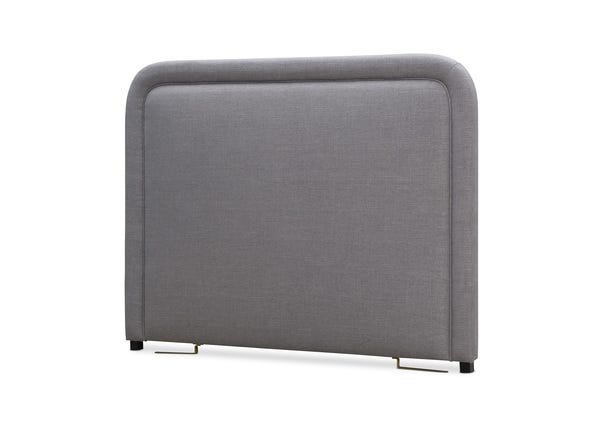 Grace Queen Bed Head Stone Grey Angle