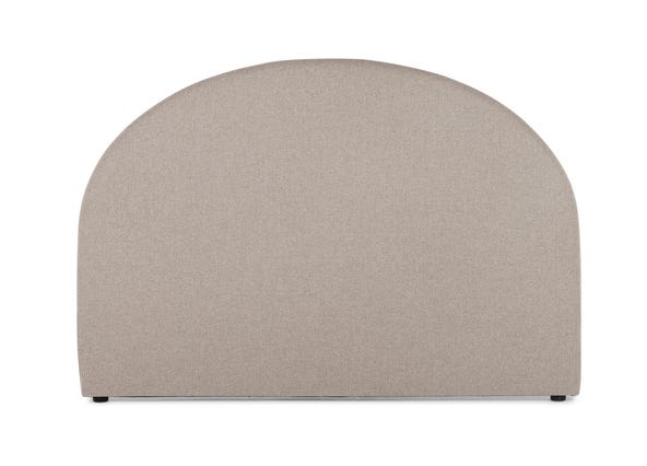 Harmony Bedhead Pebble Grey Front