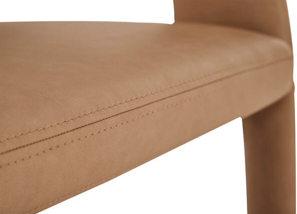 Helena Bar Stool Tan Seating Up Close