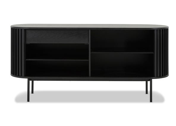 Hendrix Sideboard Black Open Front