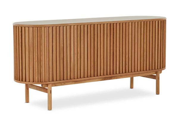 Hendrix Sideboard Oak Closed Angle