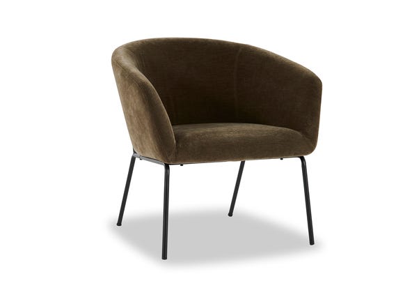 Isla Armchair Green Angle