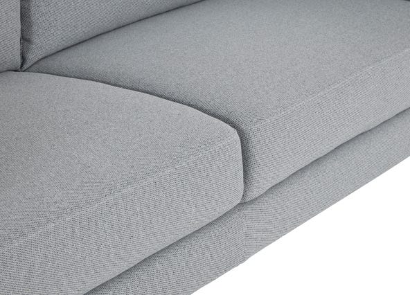 Lisa 3 Seat Sofa Jazz Grey Seating Cushions Up Close