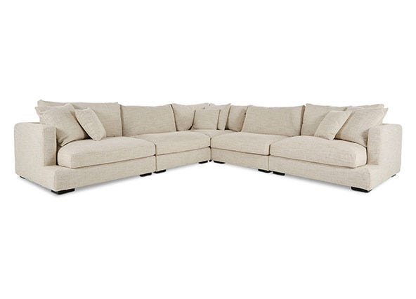 Long Beach 5pc Corner Sofa Sienna Natural Angle