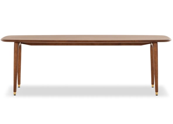 Manhattan Bench Walnut Front