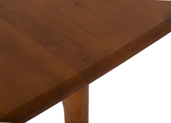 Manhattan Extension Dining Table Walnut Top Up Close